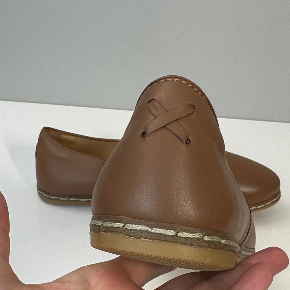 NWOB Charix Camel Leather Loafers Made in Turkey Memory Foam Insoles Size EU 41 - Picture 14 of 14